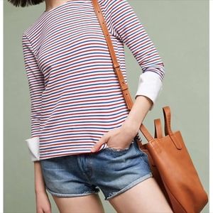 Anthropologie Deletta Striped Shirt